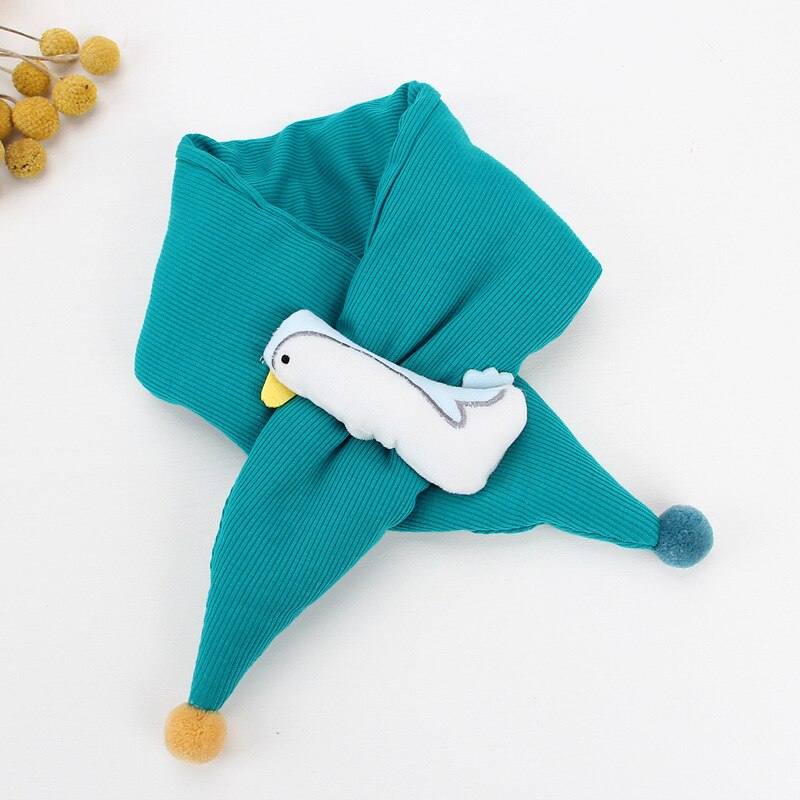 Babysjaal herfst en winter cartoon pinguïns dikke warme hals koreaanse versie schattige jongen plus fluwelen hals meisjessjaal: 6