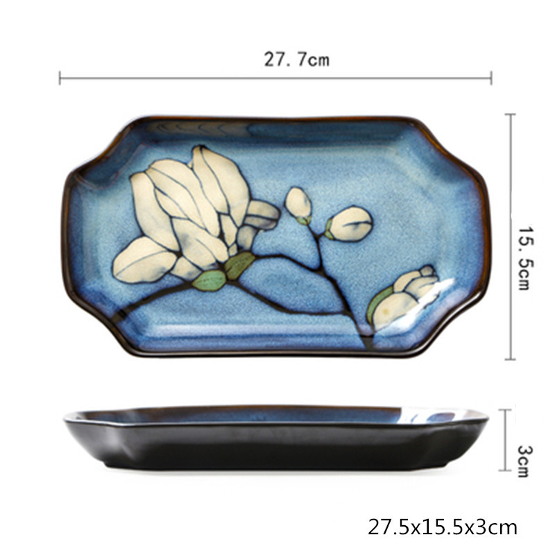 Ceramic plate dinner plate Western style steak plate steak Plate Bowl Kitchen wedding banquet plate gorgeous kitchen supplies: Grey