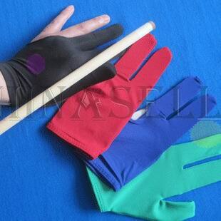 8 balls 9balls gloves high elasticity snooker pool billiards cue gloves billiard three finger glove