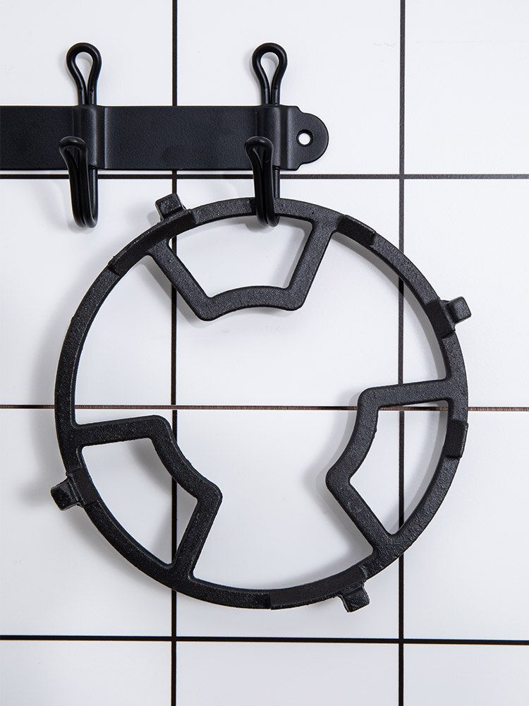 Iron Pot Rack Home Kitchen Tools Desktop Protection Rack Gas Stove Bracket Kitchen Wok Milk Pot Accessories Pot Rack