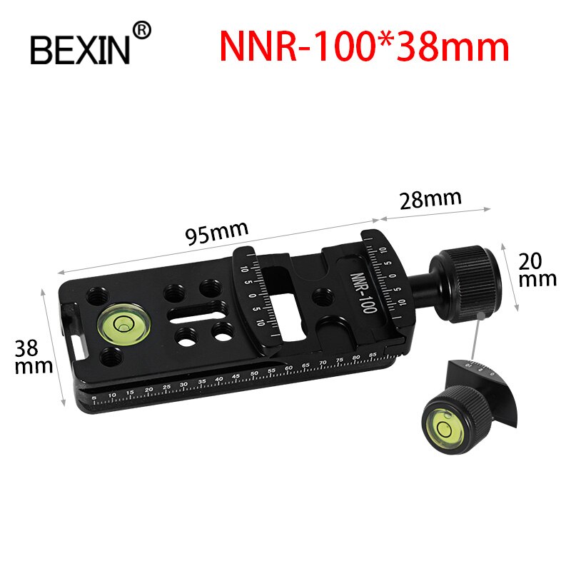 Camera Slide Track Clamp Dslr Quick Release Klem Dual Gebruik Camera Klem Voor Camera Statief Gebied Met Quick Shot Plaat 50Mm