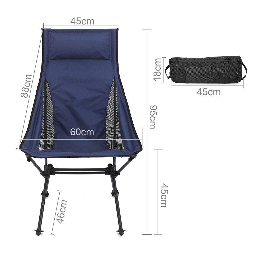 Durble Ultralight Draagbare Vouwen Maan Stoel Met Draagtas Anti-Slip Stand Waterdicht Doek Voor Vissen Camping Tuin Outdoor