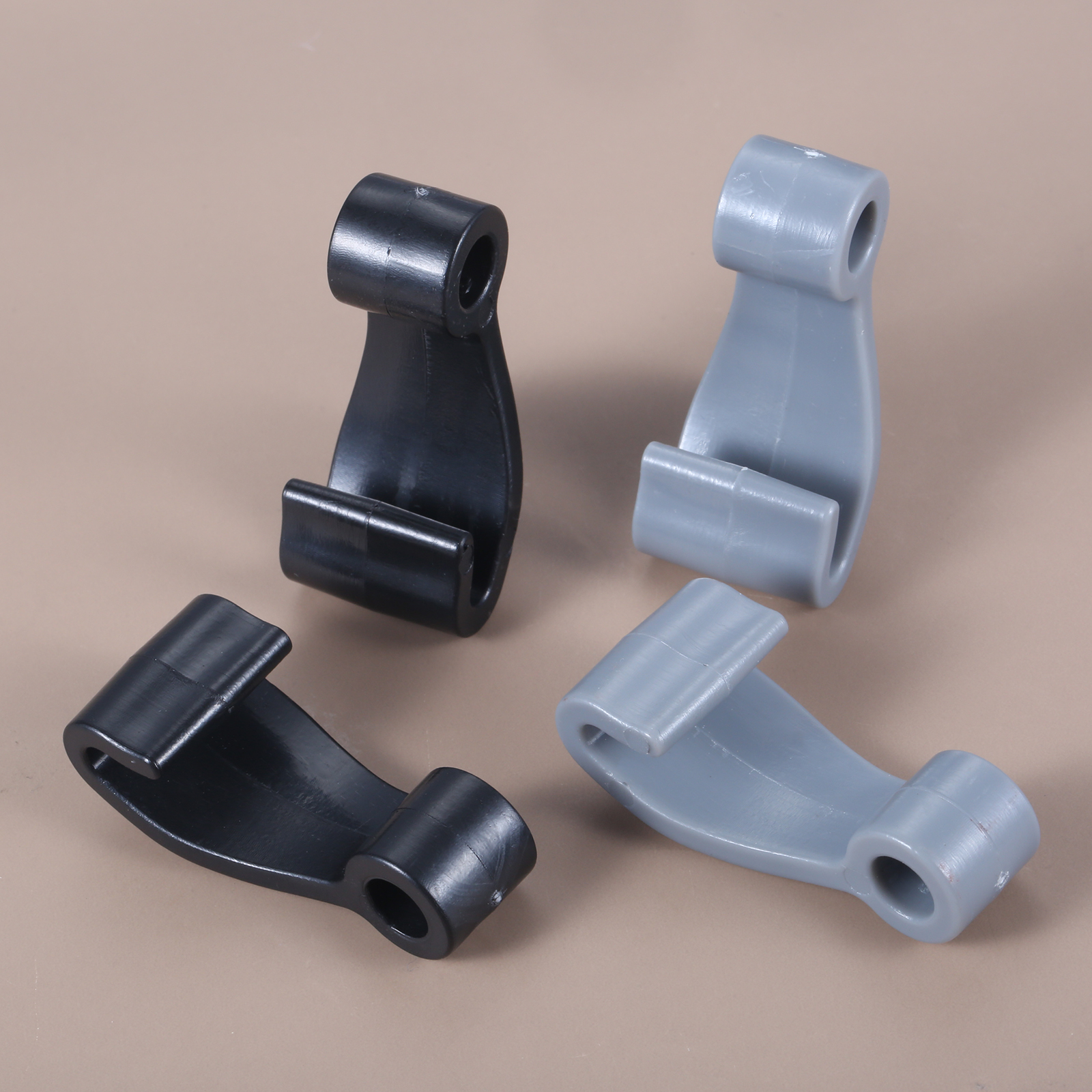 6Pcs/lot Gray/Black Plastic Snap Fasten Rope Hooks Clips For Inflatable Boat Fishing Raft Marine Boat Cover Kayak Accessories
