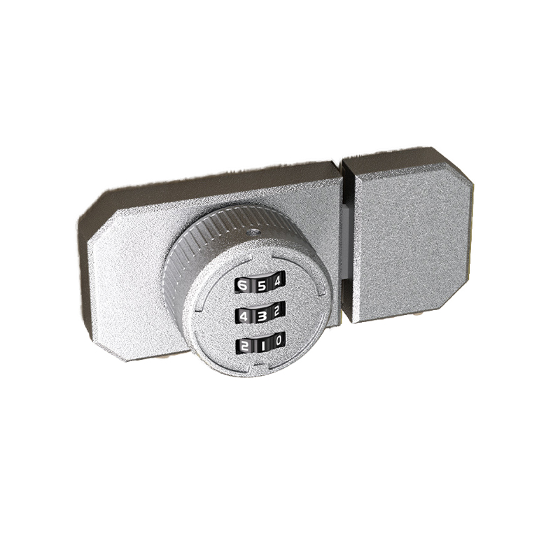 3 Digit Password Cabinet Locks No-Punch Combination Door Lock with Combination Latch for Closet Door Barn Door: Black & White