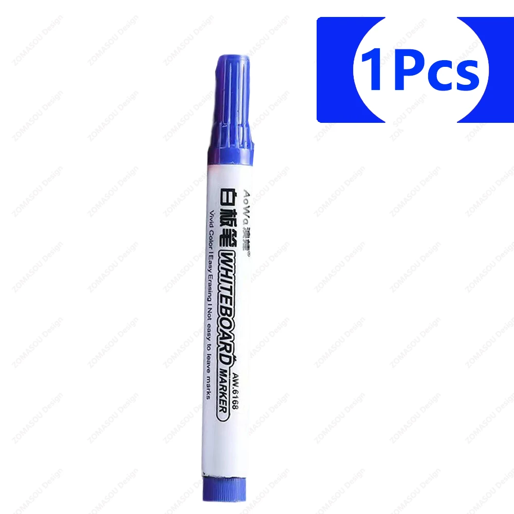 100-1pcs Erasable Whiteboard Marker Pen Teaching Chalk Blackboard Marker for Ceramics Glass Office School Art Stationery: Lavender