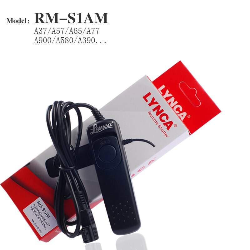 Cámara de RM-S1AM con interruptor remoto RM S1AM, disparador para cámara sony A900 700 350 A37 A55 A200 A33 SLR