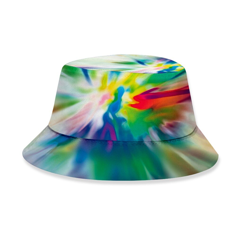 Unisex Foldable Bucket Hat Beach Sun Hat Men Women 3D Print Outdoor Activities Protecting Sun Hat Sunscreen Cap #z