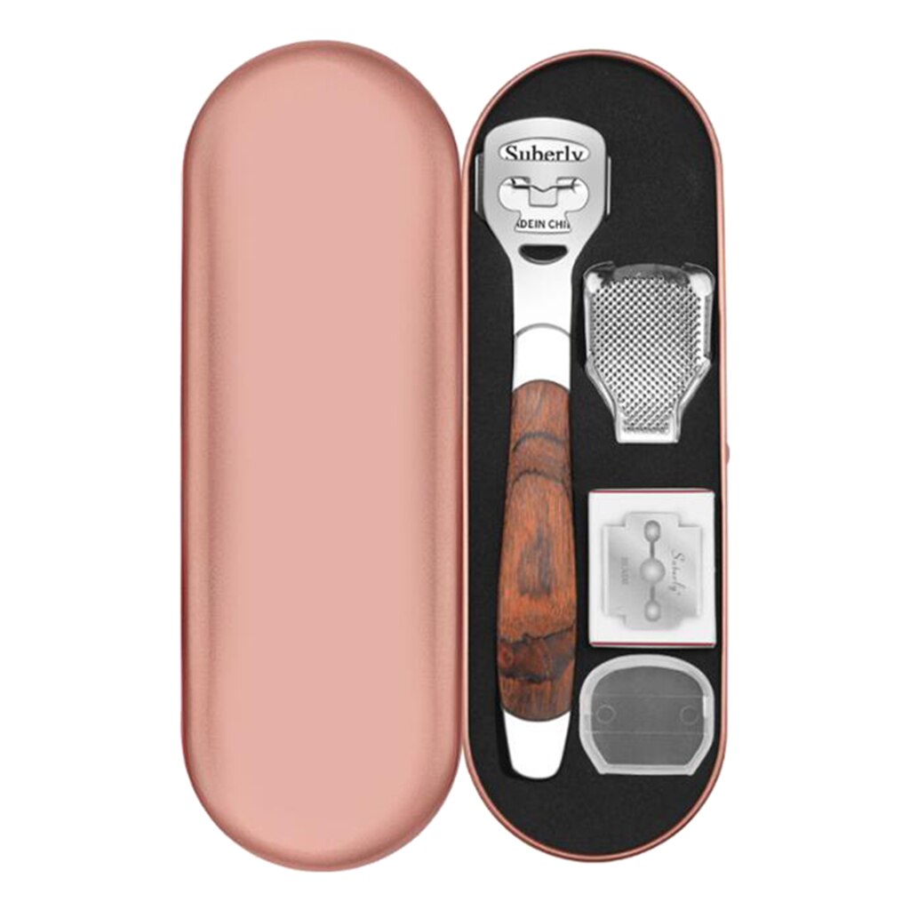 Foot Care Stainless Steel Cuticle Remover Dead Skin Removal Pedicure Skin Hard feet Shaver Pedicure Tools: G