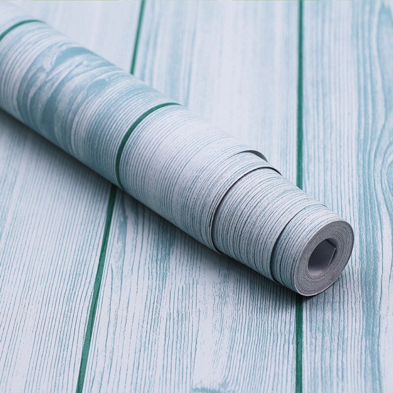 Self-adhesive wallpaper wood grain pvc waterproof decorative film from wardrobe furniture renovation stickers papel tapiz: BZ08-6 / 1mx45cm