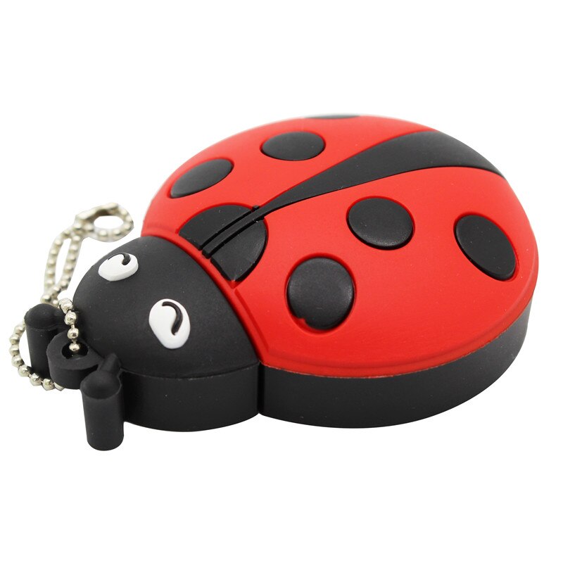 Carino cartoonAnimal coccinelle Cartoni Animati usb 4GB 8GB 16GB 32GB 64GB pendrive USB veloce unità creativo gifty Bastone Pendrive