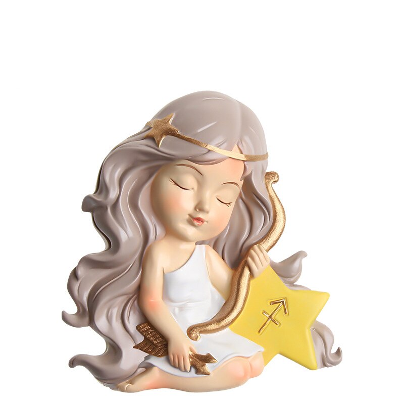 Resin Switch Stickers Cartoon Socket Decor Home Decoration Accessories Wall Stickers Fairy Tale 3d Stereo Stickers: sagittarius