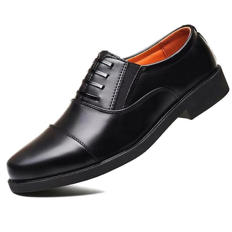 Kontorsko menn klassiske kjoler sommersko menn formelle kontor italienske loafers menn kjole sko skinn brun kjole: 1 / 38