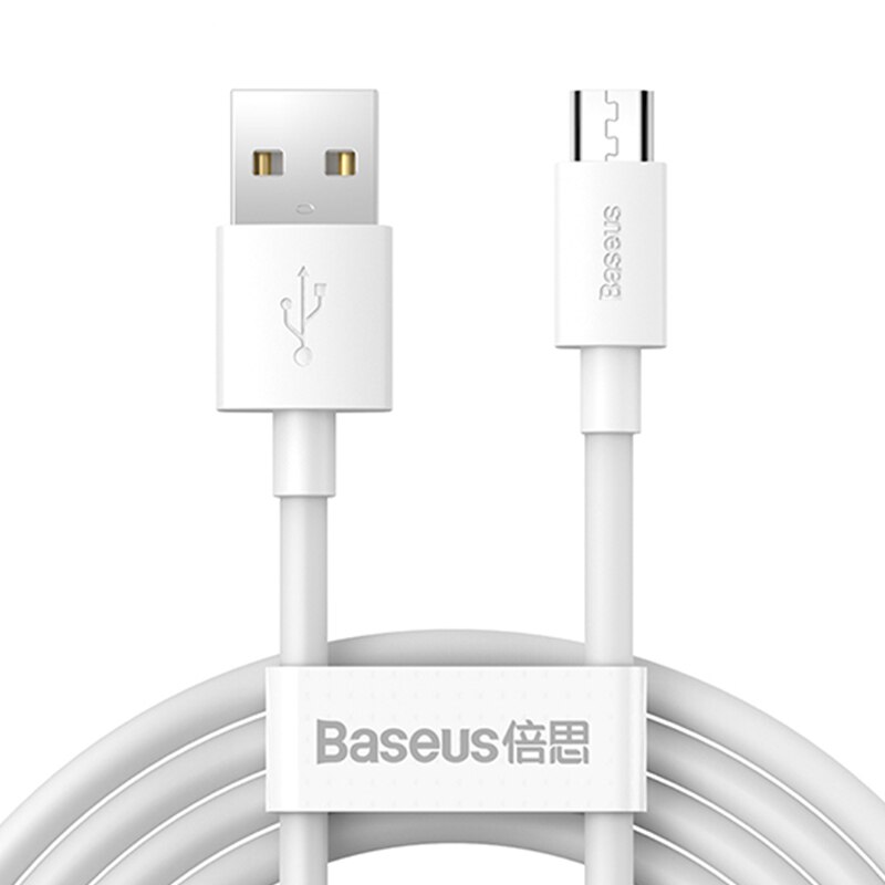 Baseus usb kabel til iphone 7 6 oplader usb c kabel  qc 3.0 hurtig opladning type-c kabel til samsung  s10 s9 ledning til huawei xiaomi: 2a til mikro-usb