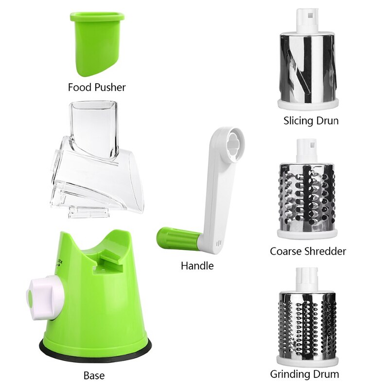 Handleiding Spiraal Rasp Cutter Mandoline Groente Fruit Slicer Ui Snijder Knoflook Rasp Keuken Accessoires Groentesnijder