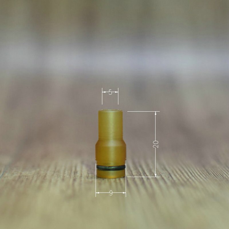 510 tropfspitze Mini mtl tropfspitze PEI ultem mundstück vape tipps für 510 gewinde zerstäuber für 510 RTA RDA Panzer vape zubehör: L