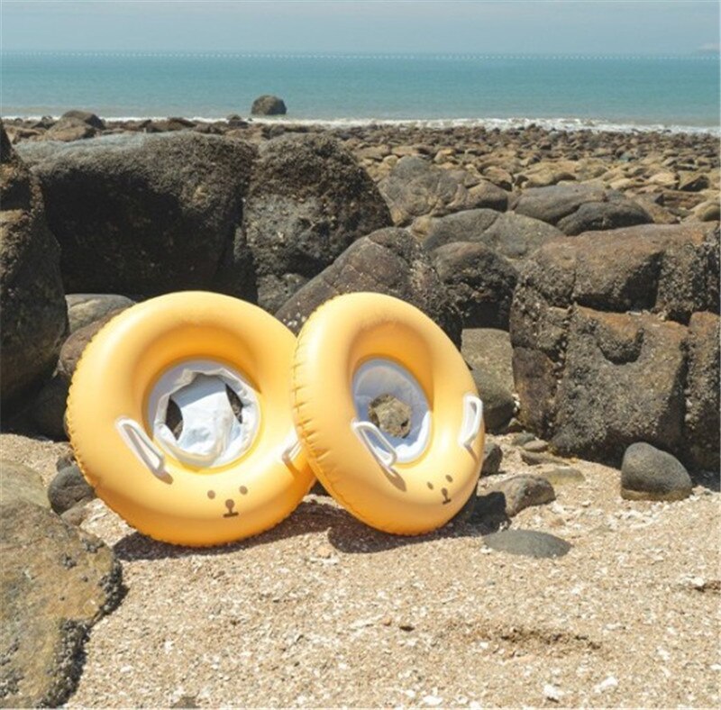Anello di nuoto per bambini di sicurezza coreana sedile per bambini anelli galleggianti accessori per salvagente d&#39;acqua da gioco per neonati