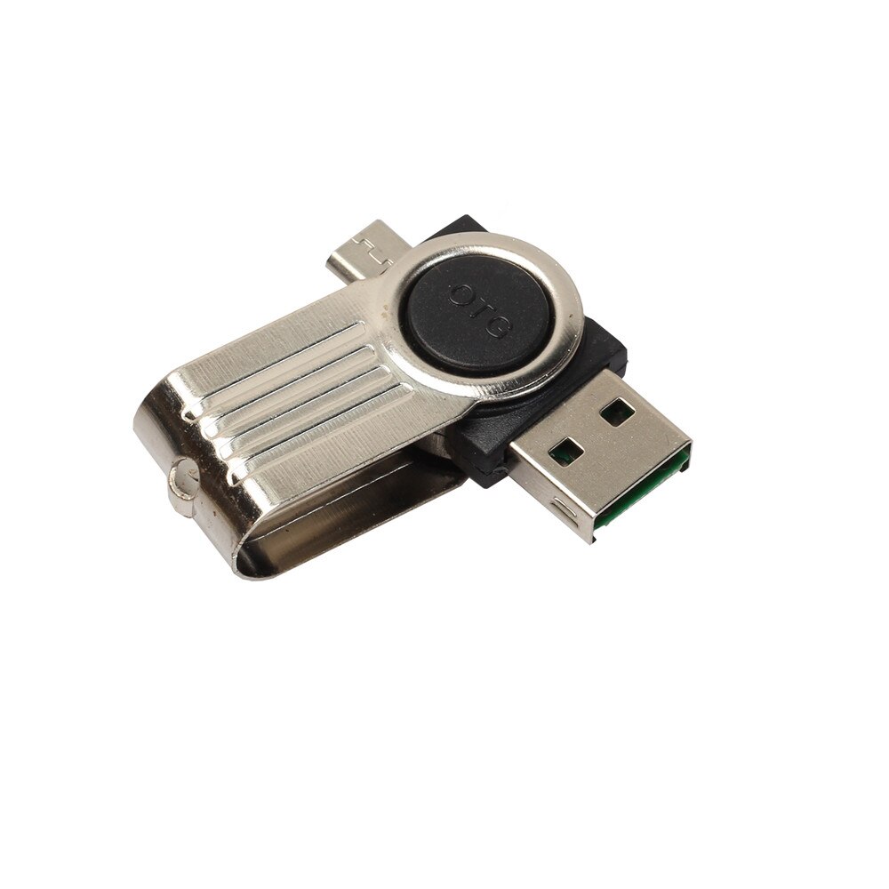 OTG Micro USB to USB 2.0 Micro SD TF Card Reader Adapter For Android Phone Support: TF/Micro SD card for mobile phones 63#