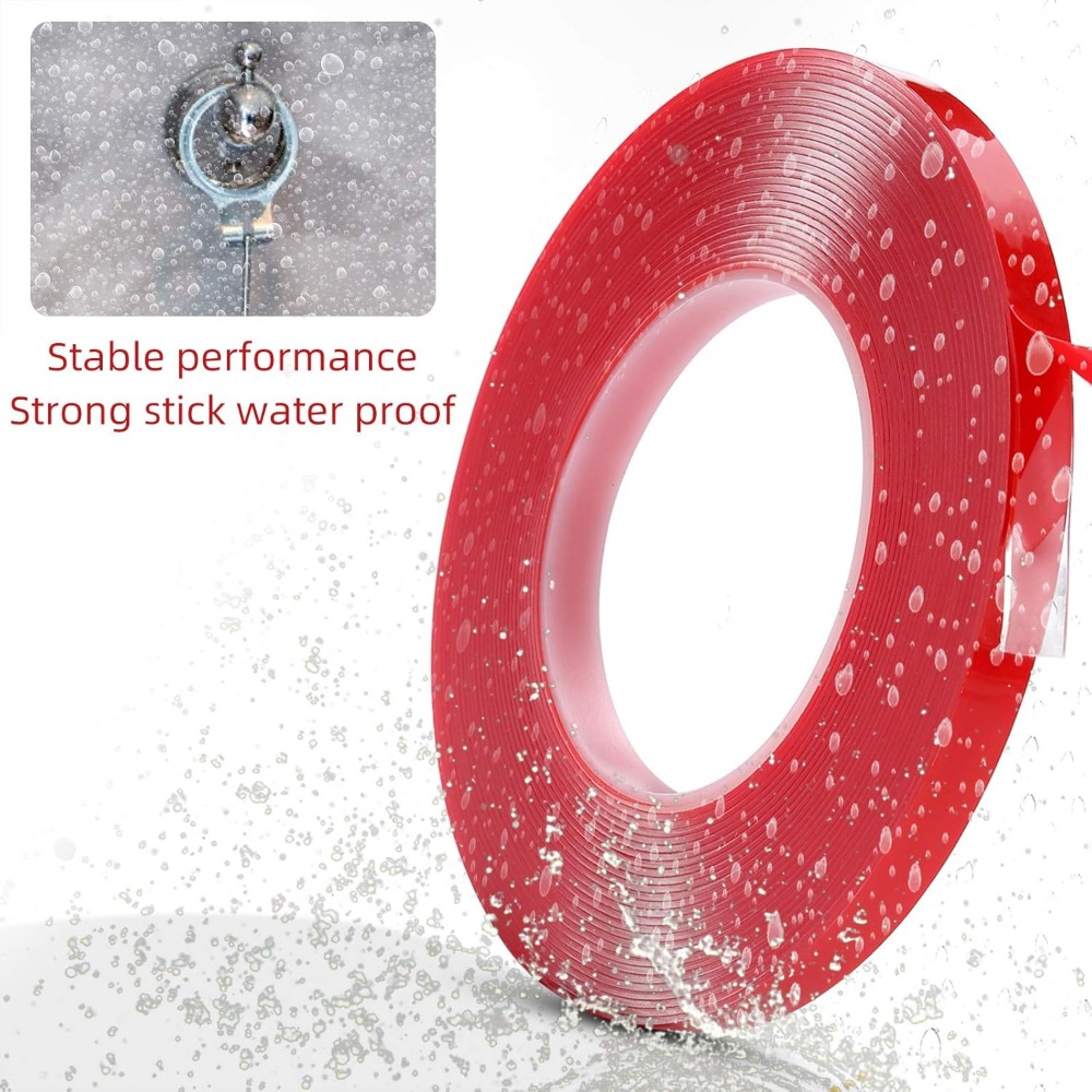 Nastro biadesivo super resistente da 300 cm, strappo senza lasciare tracce, adesivo ad alta viscosità impermeabile specifico per il settore automobilistico
