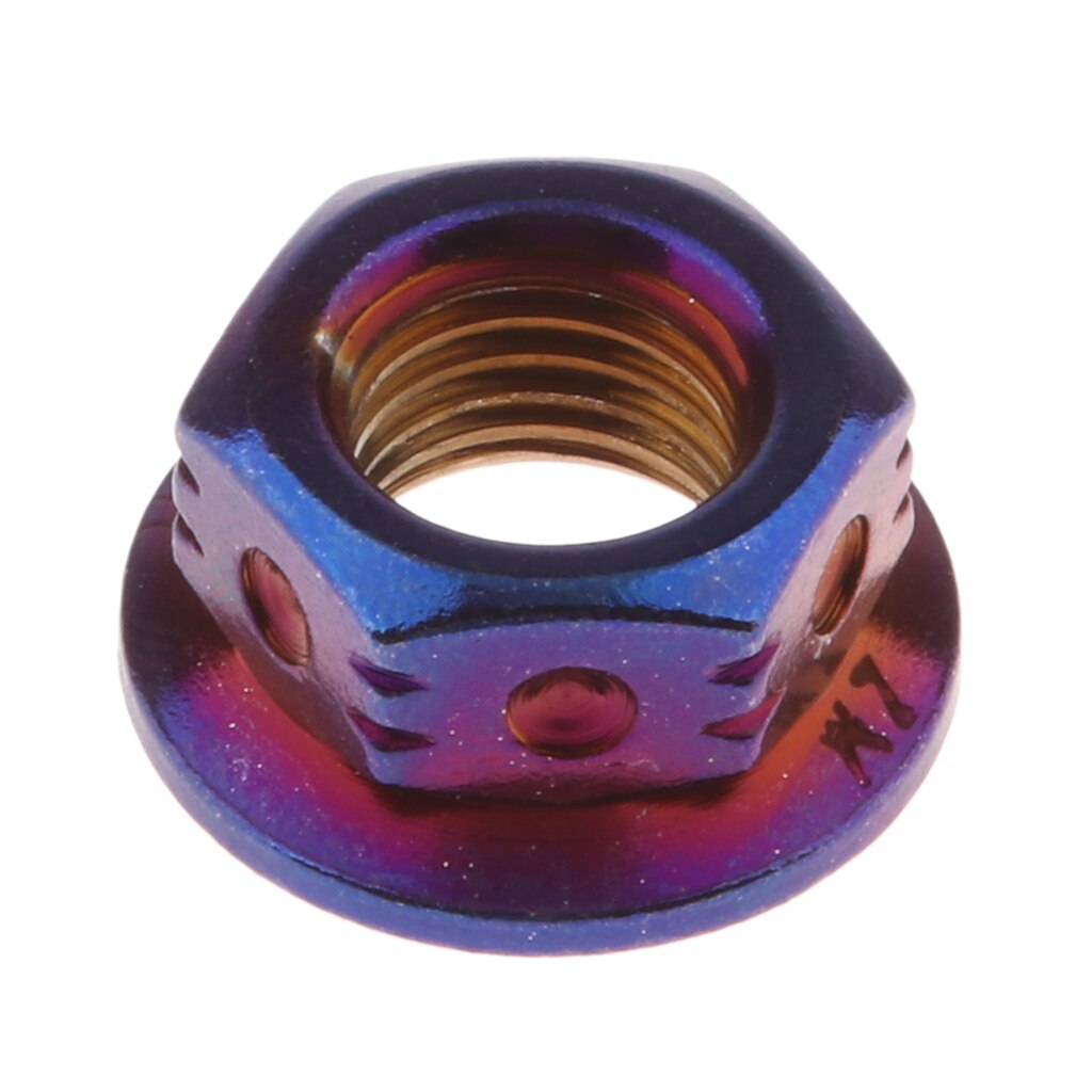 Stainless Steel Hex Serrated Flange Locking Nut M10 Fit & Screw Scooter