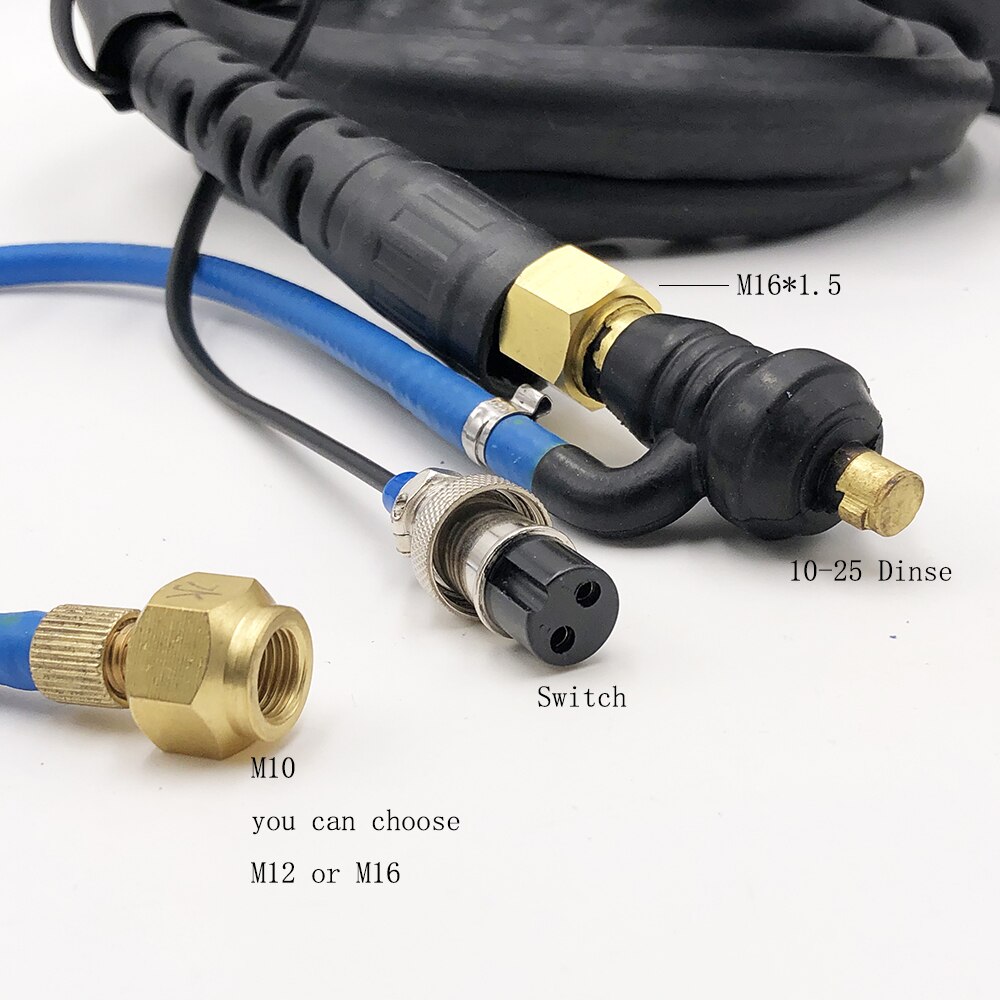 Connecteur rapide pour torche de soudage TIG WP-9, prise DKJ adaptateur 10-25