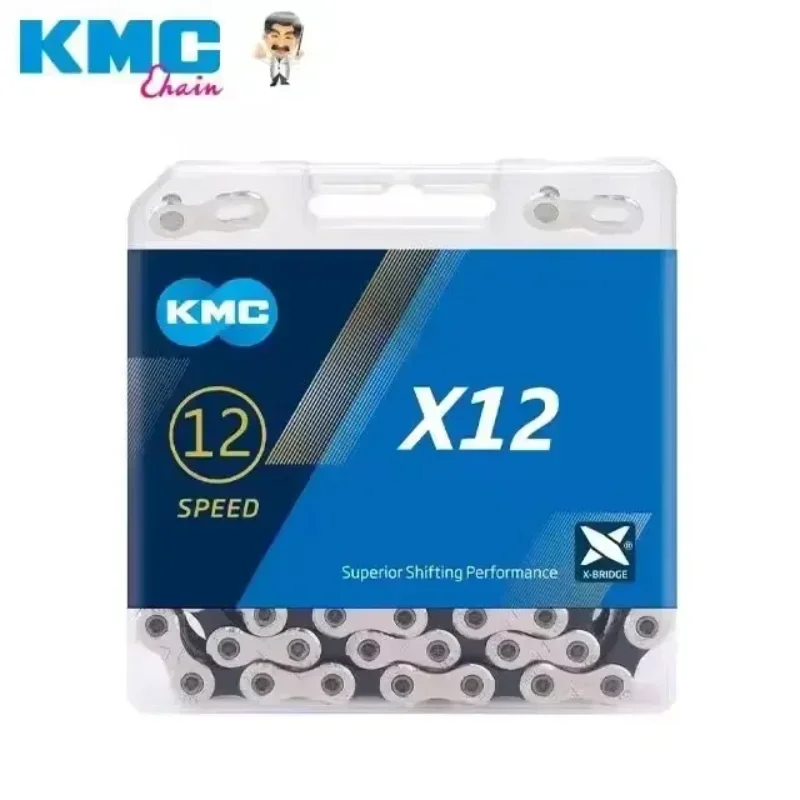 KMC X8 X9 X10 X11 X12 EL SL Cadena de bicicleta de carretera/MTB 8v 9v 10v 11v 12v 118L 126LB cadena de bicicleta con enlace rápido para SHIMANO SRAM