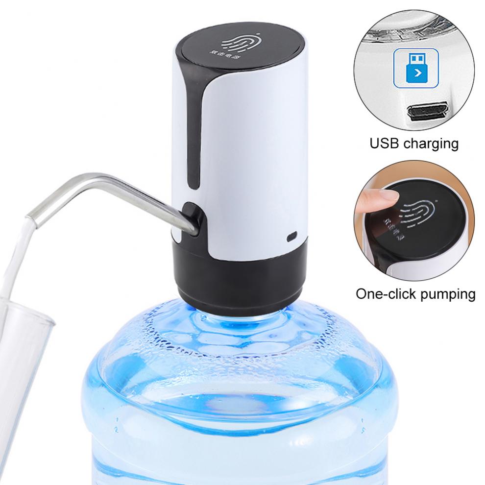 Portable Touch-button Wireless Rechargeable Electric Dispenser Water Pump with USB Cable and 304 Stainless Steel Tube
