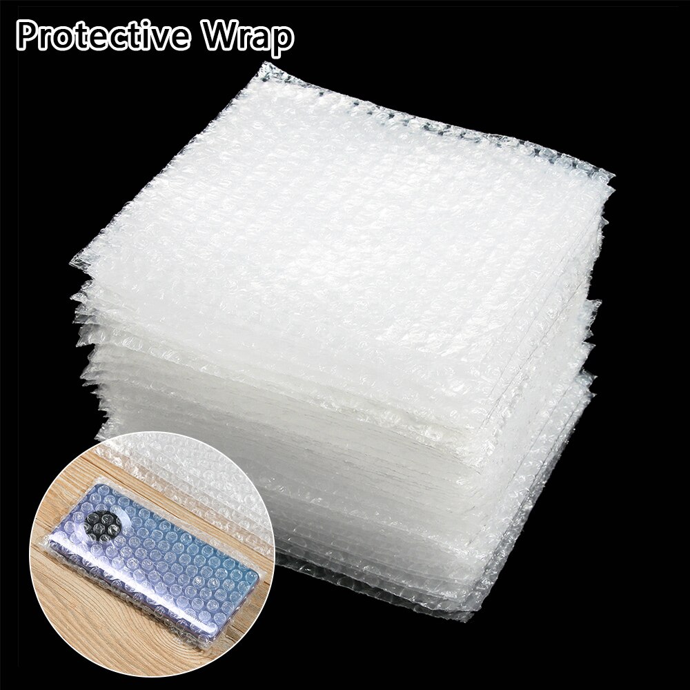50Pcs Protective Bubble Bag PE Clear Foam Packing Bags Shockproof Envelopes Wrap Package Cushioning Covers