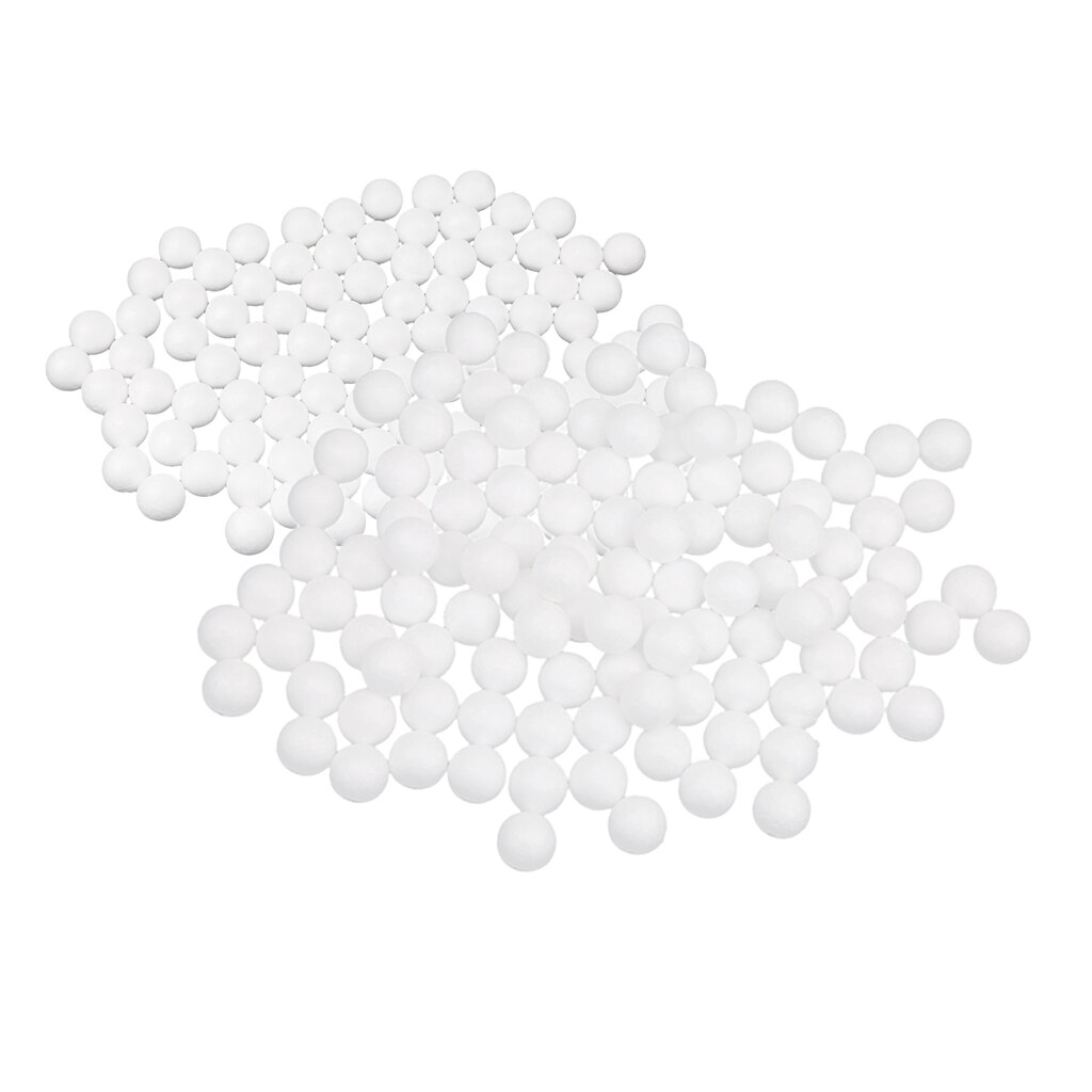 200Pcs 20 Mm 25 Mm Diverse Wit Schuim Ambachtelijke Ballen Effen Modelling Polystyreen Piepschuim Craft Bollen Bal Voor Diy, home Decor