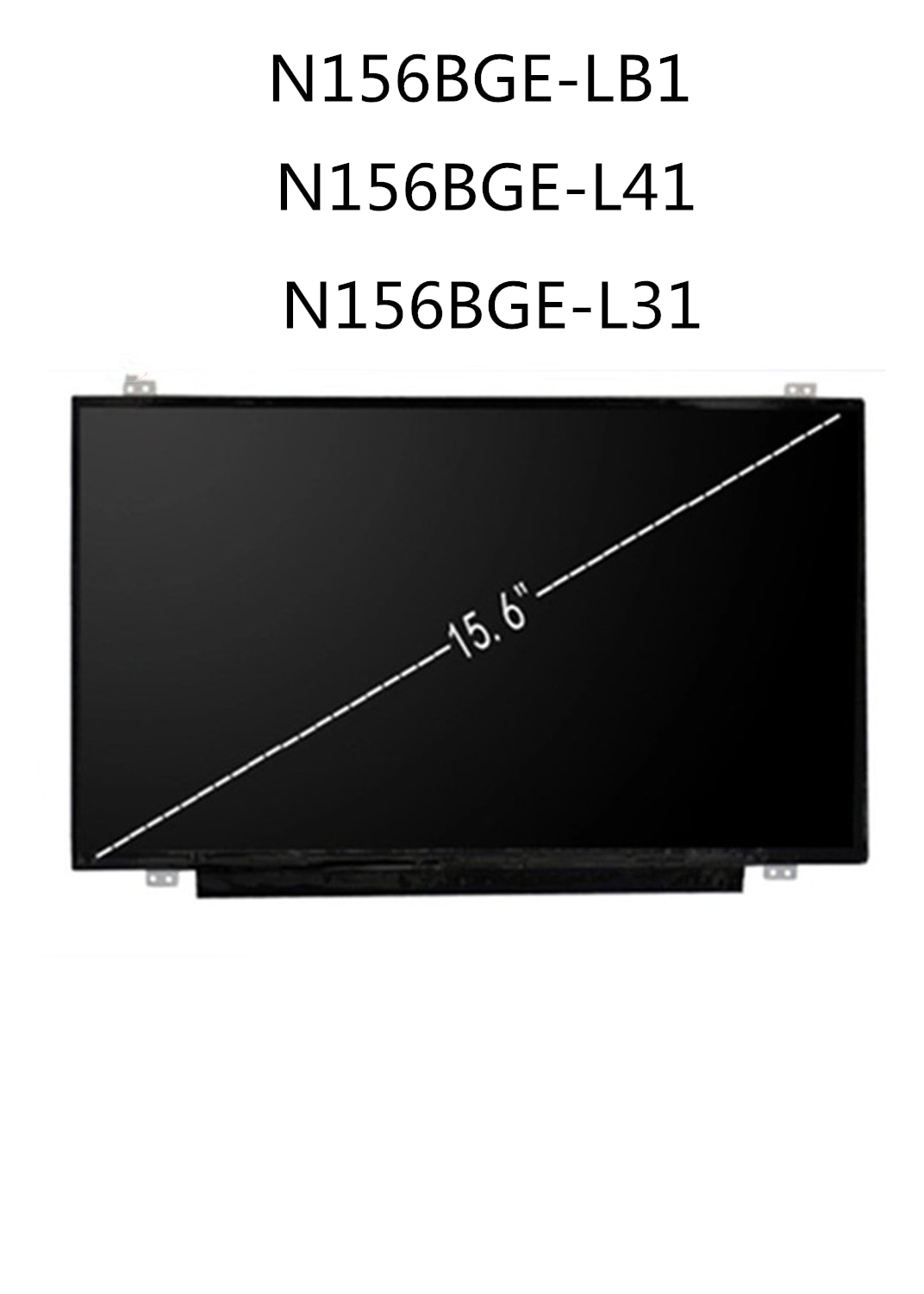 Original N156BGE-LB1 N156BGE-L41 N156BGE-L31 Laptop LED Screen for Dell 15R 5521 assembly