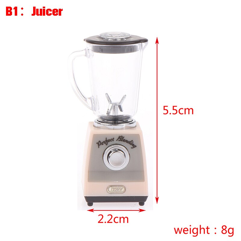 1:12 Dollhouse Koffiezetapparaat Kopje Koffie Pot Simulatie Keuken Meubels Poppenhuis Miniatuur Accessoires: B1