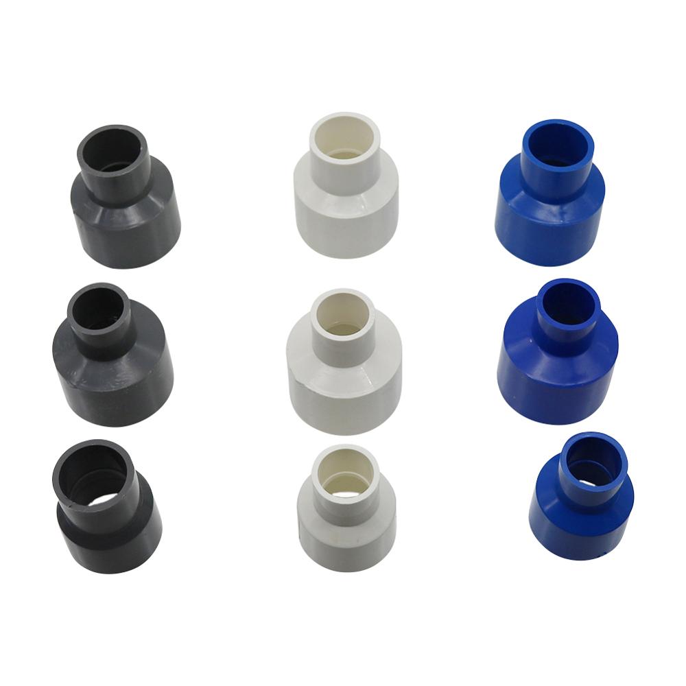 25 a 20mm 40a 32mm 40/32 a 20/25mm conectores reductor directo de PVC adaptador reductor de tubería accesorios de tubería de agua de riego 1 pieza