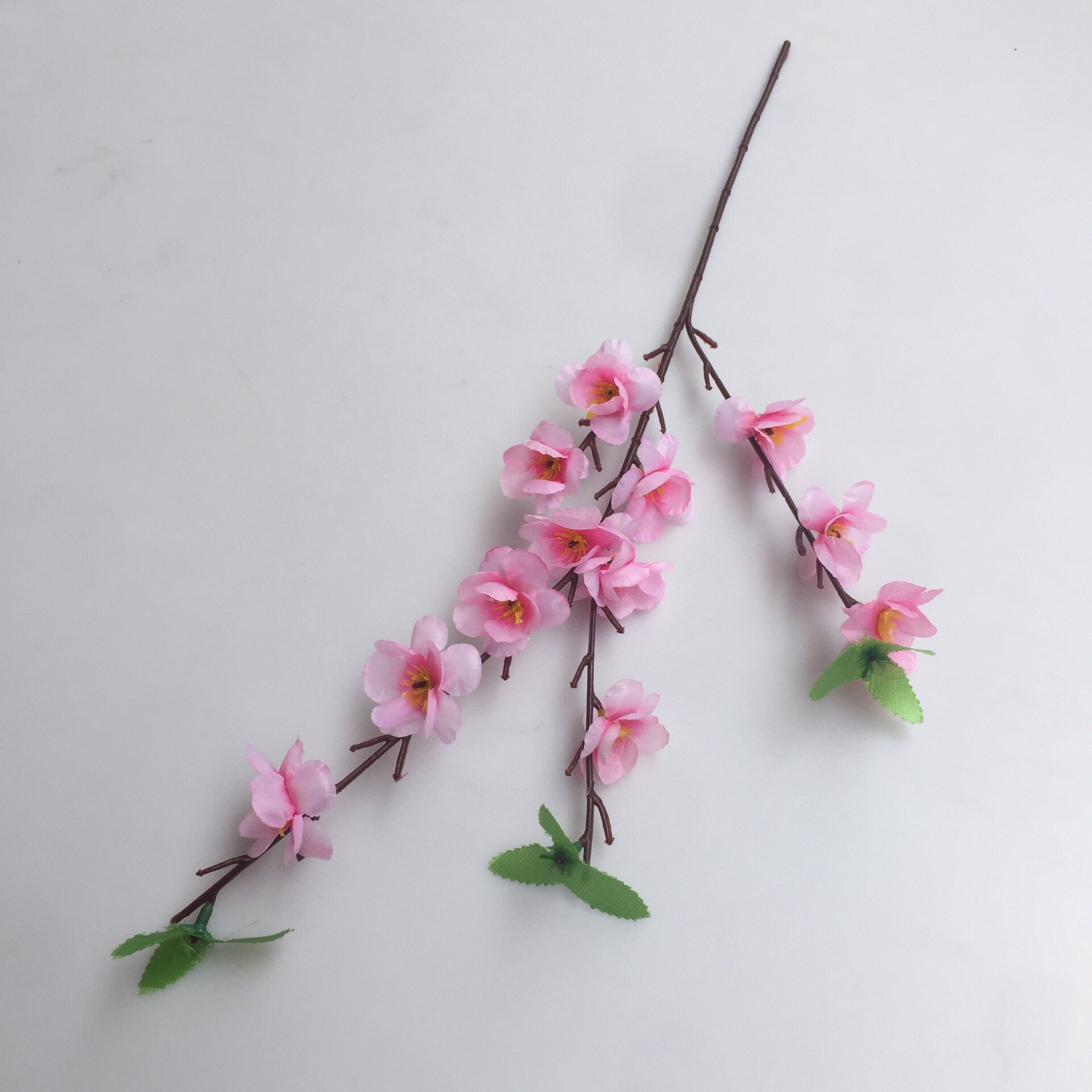 1 stk 65cm gør-det-selv dekorative ferskengren kunstig ferskentræ blomstergren blomst hjemmedekoration bryllup rekvisitter: 6.    50cm