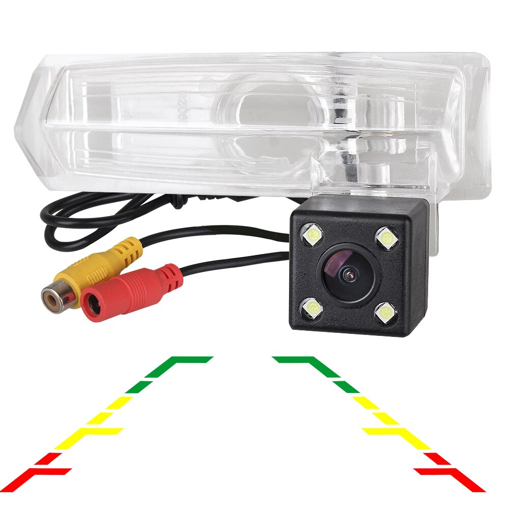 ZIQIAO for Lexus RX ES RX300 RX330 RX350 ES300 ES330 Toyota Aurion Camry Dynamic Trajectory Tracks Rear View Camera HS125: 4 LED linear track