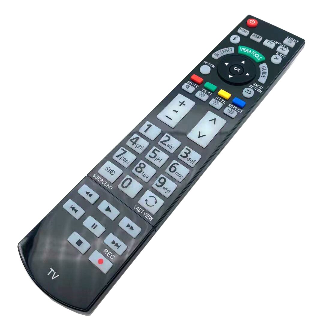 Erstatningsfjernbetjening til panasonic  n2 qayb 000715 til tx -l42 etw 50 tx-p50 vt 50b tx -p50 st 30b led 3d tv