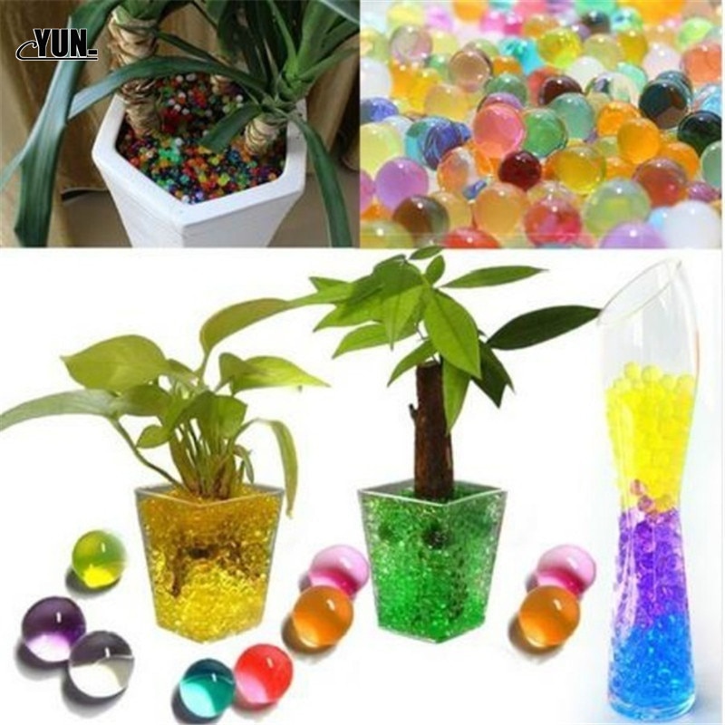 Batch of 12 colors crystal ball marine baby crystal mud soil water beads bio gel ball for flowers / weeding / decoration