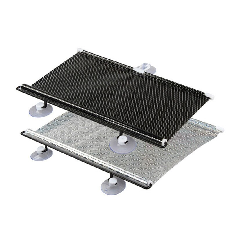 Uttrekkbar bil solskjerm for frontrute vindu solkrem bil solskjerm beskyttelse bil gardin med sugebil tilbehør