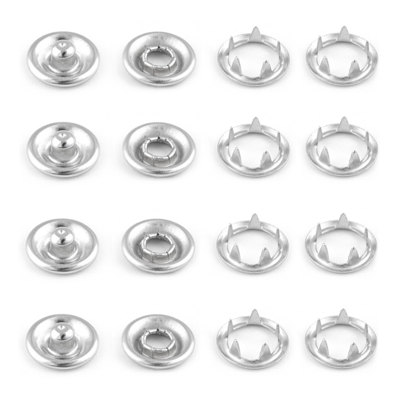 50 Satz/los 9,5/11mm Eisen Druckknopf Druckknopf Nieten Befestigungen Für DIY NäHenne Handwerk Ornament, Der Installation von Kleidung Taschen: 3#