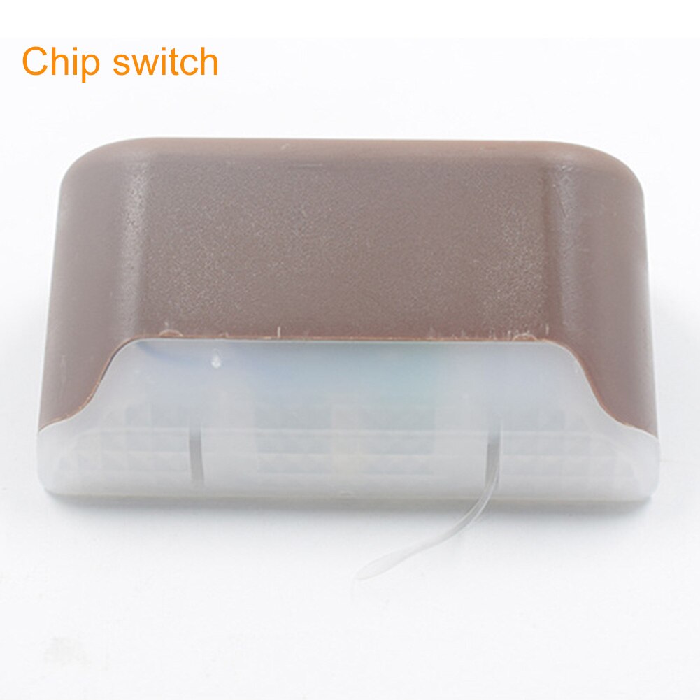 4/8pcs Solar Powered Deck Light IP65 Waterproof LED Outdoor Path Garden Yard Patio Pathway Stairs Step Fence Lamp Brown