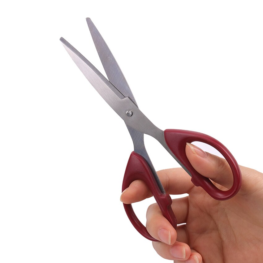 1PC Stationery Stainless Steel Scissors Office Student Crafts Paper Cutting Scissors Stationery Supplies