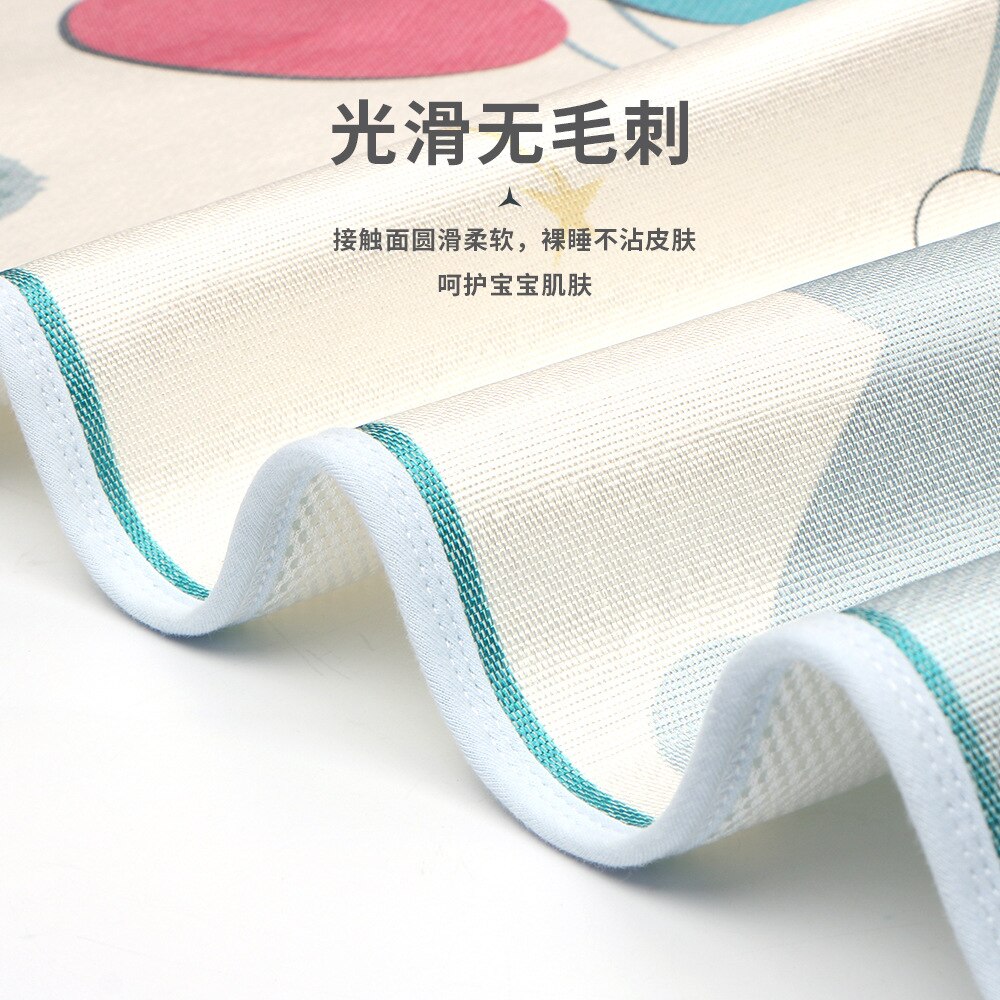 Colchones de dibujos animados para bebés, colchoneta para dormir fresca, almohadillas de colchón transpirables, sábanas ajustadas de cuna para niños pequeños, BTN060