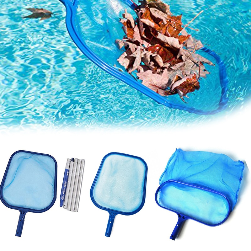 Swimmingpool værktøj lavt / dybt vand fiskenet pool rengøringsudstyr hjem udendørs fiskenet forsyninger