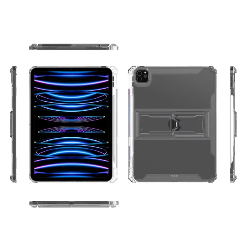 For IPad Case Pro 11 10th Generation 10.9 Air 5 4 10.2 7/9th Mini 6 10.5 9.7 5th 6th 12 9 Transparent Cover Funda