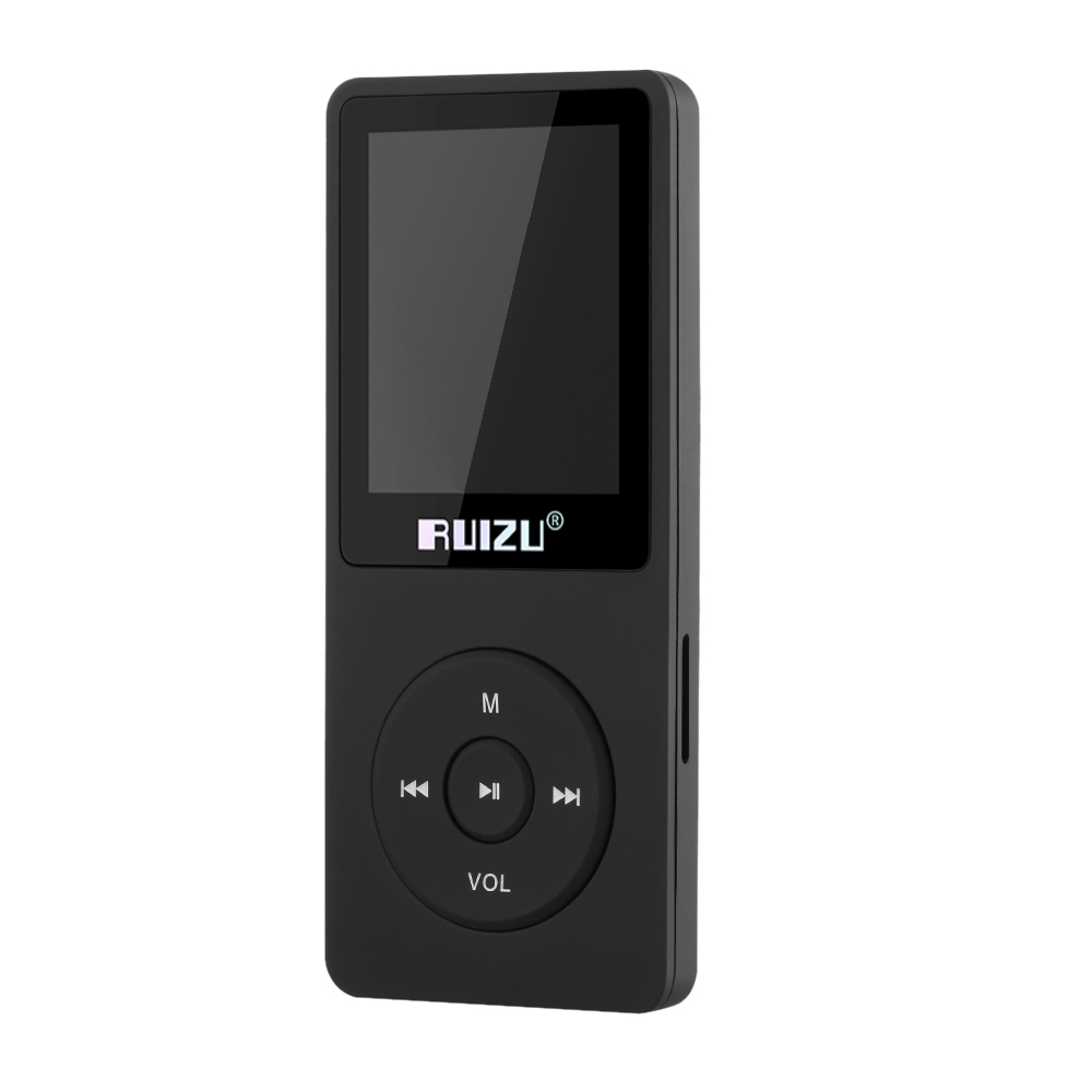 Ruizu X02 8Gb 1.8in MP3 MP4 Speler Hifi Lossless Geluidskwaliteit Stop Horloge Ultradunne Muziekspeler Tf Card Fm radio Record E-book