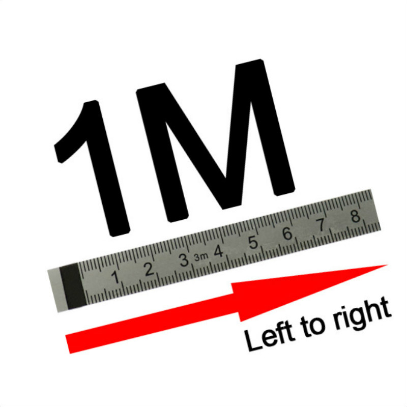 1-3M Miter Track Tape Measure Self Adhesive Metric Stainless Steel Scale Ruler For T-track Router Table Saw Woodworking Tool: 1M-LTR