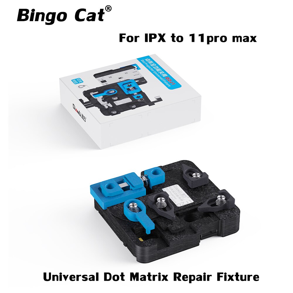 Qianli Universele Dot Matrix Reparatie Armatuur Houder Voor X Xs 11 11pro Max Gezicht Id Lattic Front Camera Reparatie Tool met Intelligente