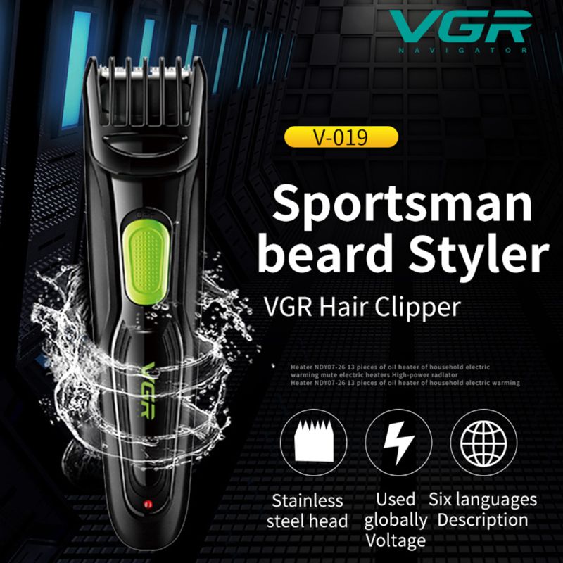 Máquina de cortar cabelo elétrica profissional aparador barba barbeiro grooming kit recarregável sem fio