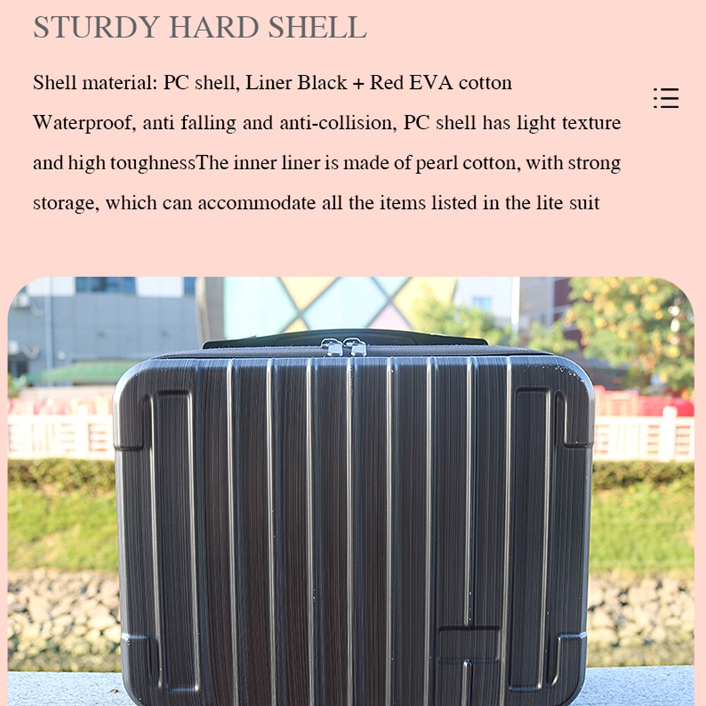 Waterproof Carrying Case Mini Drone Remote Control Tote for Autel EVO lite/lite+ Battery Drone Storage Handbag