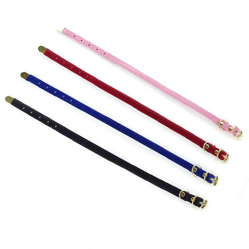 1PC Cat Collar with Bell Safety Cat Collars Puppy Dog Collar for Cats Small Dogs Kittens Solid Pet Collar Chihuahua Products