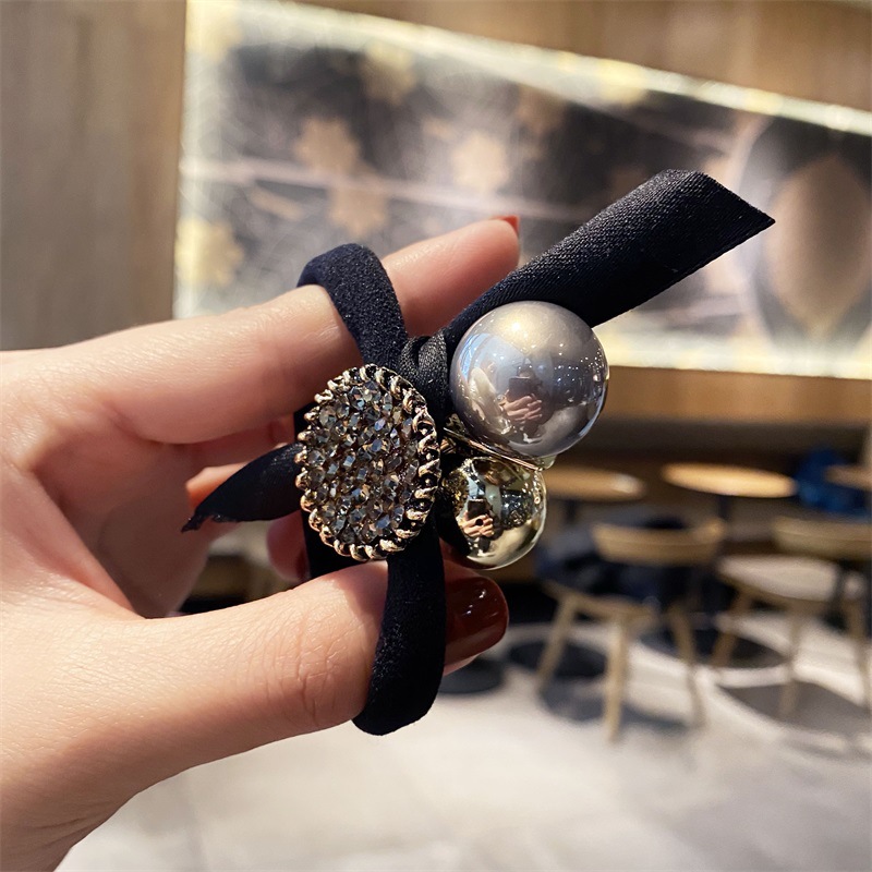 Colorful Leopard Print Big Ball Hair Accessories Hair Ties Headdress For Women Colored Grape Elastic Hair Bands Rubber Bands: Star gem 2