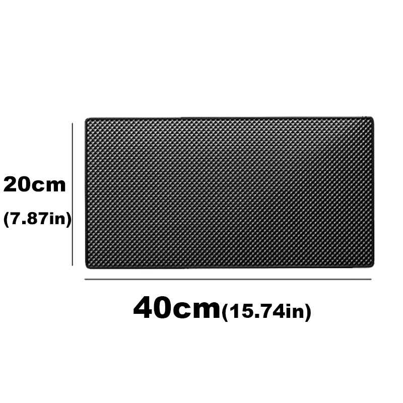 1 Stück Universal Auto Armaturenbrett rutschfeste klebrige Unterlage Telefonhalter Matte Auto rutschfeste Matte klebrige Anti-Rutsch-PVC-Pads hitzebeständig: Brown